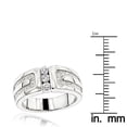 thumbnail image 3 of 14K Womens or Mens Natural 0.2 Ctw Diamond Wedding Ring (White Gold Size 5), 3 of 3