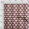 thumbnail image 1 of oneOone Organic Cotton Poplin Twill Fabric Geometric Ikat Fabric Prints By Yard 42 Inch Wide, 1 of 4