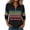 (New43)Black, variant on Women's Striped Half Zip Sweatshirt Casual Sporty Long Sleeve Pullover Tops Crewneck Collar Sweater Comfy Fall Spring Gym Workout Running Basic