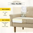 thumbnail image 2 of XIZZI 71" Wide Sectional Sofa for Living Room Comfortable Modern 3-seat Sofa Couch(Beige), 2 of 8