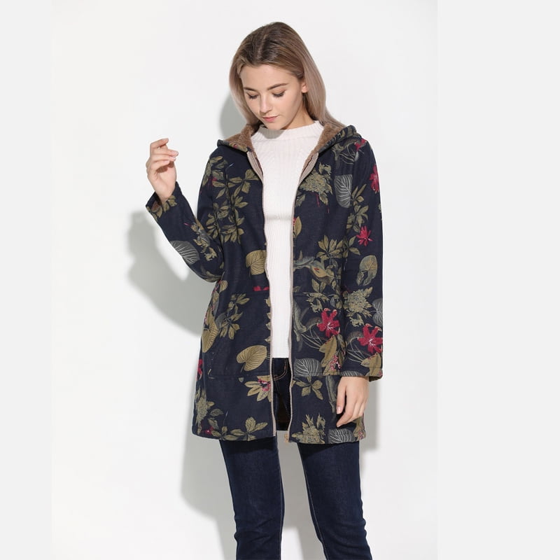 New Women Winter Leopard Printed Faux Fur Long Sleeve Cardigan Jacket Outwear Coats Women 