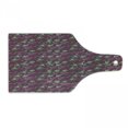 thumbnail image 1 of Eggplant Cutting Board, Retro Inspired Stacks of Delicious Eggplants Product of Nature Ingredient Cusine Food, Tempered Glass Cutting and Serving Board, Wine Bottle Shape, Purple, by Ambesonne, 1 of 1