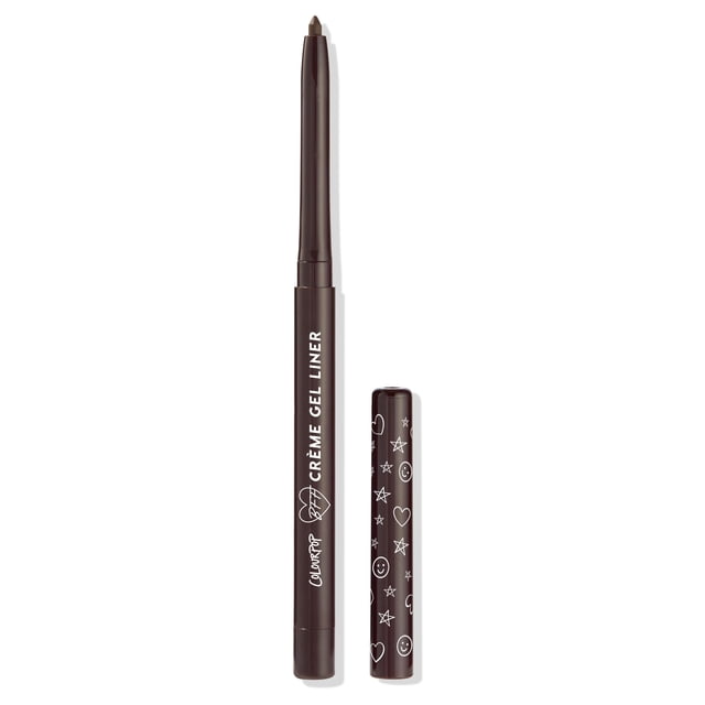 Colourpop Crme Gel Delineador de ojos resistente al agua - Lápiz delineador de ojos ultrapigmentado de uso de 18 horas con acabados mate y metálicos - Vegano a prueba de manchas y sin crueldad - Brew