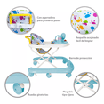 thumbnail image 4 of Andadera Musical Plegable para Bebe Juguete Educativo Interactiva AZUL, 4 of 5