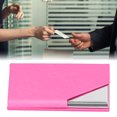 thumbnail image 4 of Business Card Pocket, Business Card Case Innovative Small Size Name Card Case Stainless Steel Business Card Holder  For Home For Commercial Use Red,Purple,Black,Rose, 4 of 8