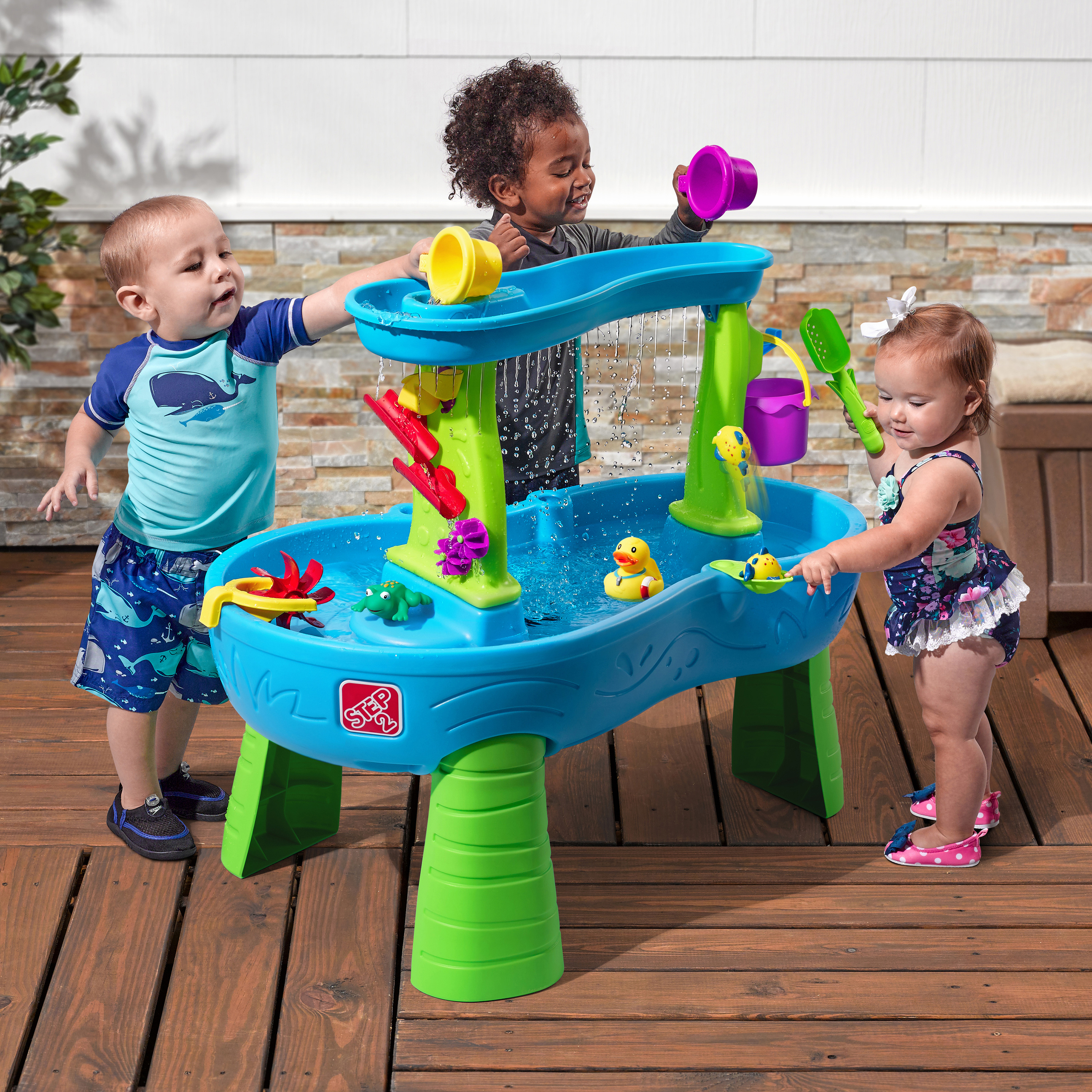 Step2 Rain Showers Splash Pond Water Table with Waterfall photo 4