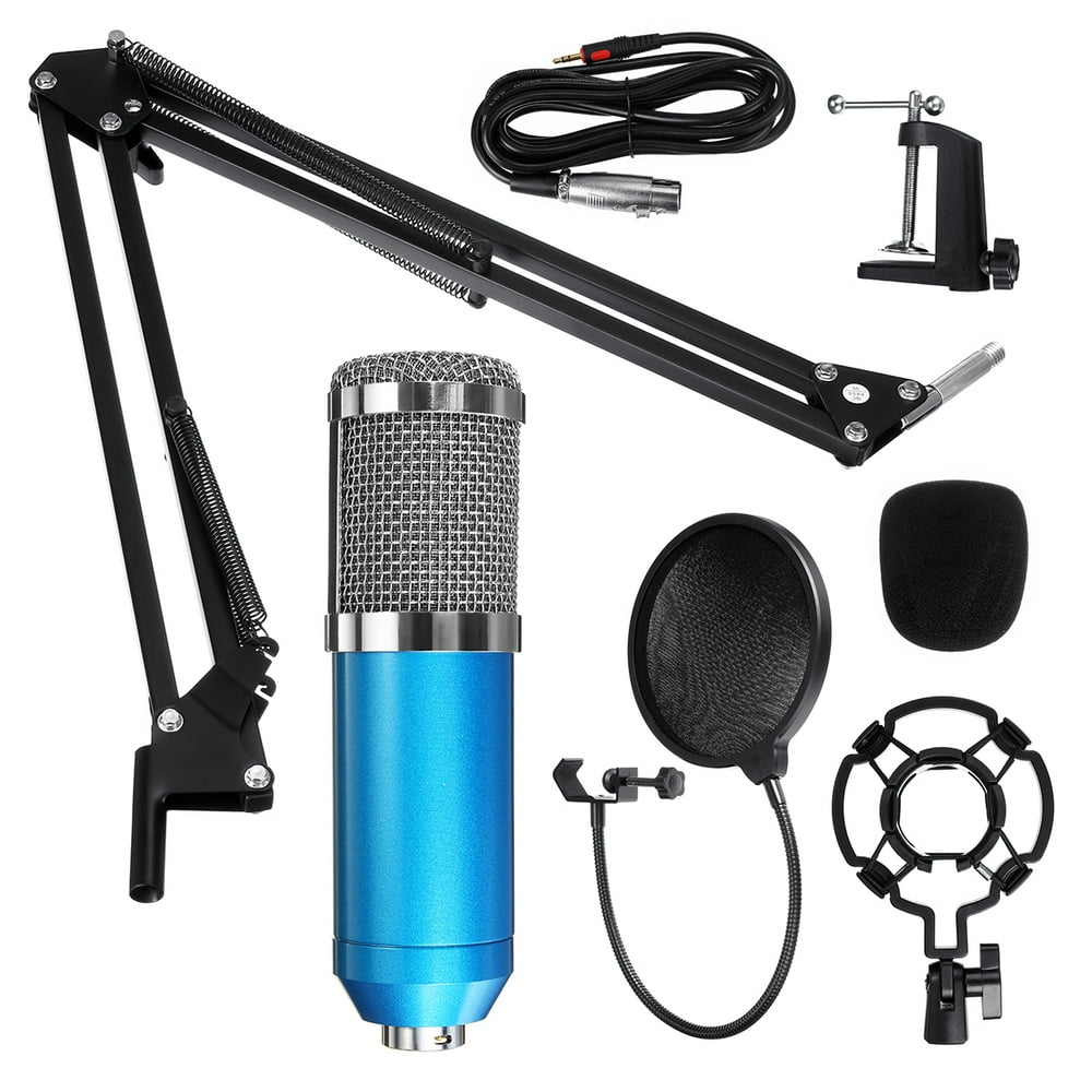 7PCS Condenser Microphone Kits + Shock Mount Broadcast cast