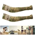 thumbnail image 4 of mangas de brazo 1 par ciclismo protección UV correr deporte brazo manga verano bicicleta brazo manguito FLhrweasw  Nuevo, 4 of 9