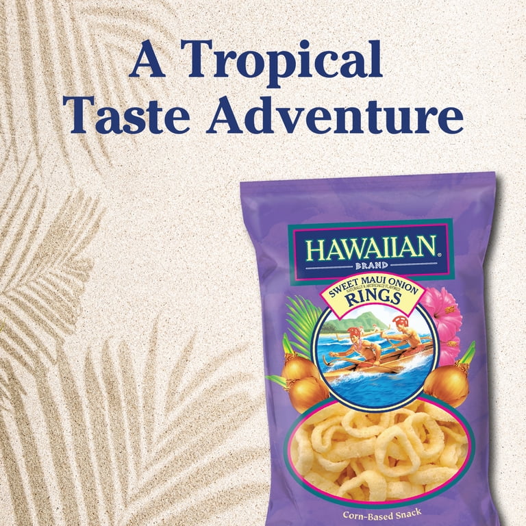 Hawaiian Brand Sweet Maui Onion Kettle Style Potato Chips Party