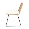 thumbnail image 3 of Silla de Exterior Mundo In Guyana Jardin Patio o Terraza, Acero y Rattan, 43x52x104cm, 3 of 8