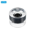 thumbnail image 3 of Uxcell 70mm 78A Soft Cruiser Wheels Street Wheels Skateboard Wheel Replacement PU Clear Black 4 Pack, 3 of 5