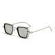 thumbnail image 3 of Gafas de sol para hombre, estilo retro, con borde grueso, modernas, con caja de metal, 3 of 5