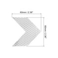 thumbnail image 2 of Uxcell Reflective Stickers, 10 Pack 2.36 x 2.36 Inch Adhesive Night Arrow Shape Safety Tape Reflector, White, 2 of 5
