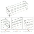 thumbnail image 3 of Uxcell 12-Well Acrylic 30mm Hole Diameter Test Tube Rack Holder Clear, 3 of 5