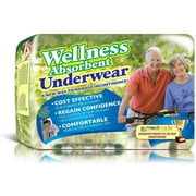 Unique Wellness Absorbent Underwear (Pull-Ups) Size Large (30"–40" Waist), 16 Count