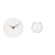 thumbnail image 1 of Reloj de pared,Reloj de pared decorativo para baño o dormitorio,Acuario de escritorio,Pecera pequeña transparente,jarrón para peces,mesa,Pecera transparente para peces,recipiente para, 1 of 8