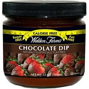 Walden Farms Chocolate Dipping, 12-Oz. Dessert Dip For Strawberries, Bananas, Pretzels, Cookies, And Snacks, Sugar And Calorie Free, Non-Dairy, Keto And Vegan Friendly