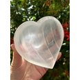 thumbnail image 6 of 5" Heart Selenite Bowl, Gemstone Carved Selenite Crystal, Meditation Bowl, Reiki Bowl, Jewelry Holder, Crown Chakra, Cleansing, Charging, Healing, 6 of 9