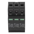 thumbnail image 1 of Surge Protector, Flame Retardant Status Display 3P DC Surge Protection Device 1000VDC Sensitive Small Leakage Current  For Photovoltaic System, 1 of 8