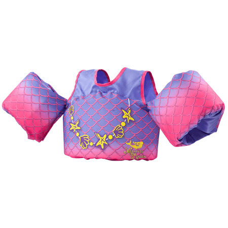 Body Glove Paddle Pals Childs Mermaid Swim Training Life Jacket & Arm Floaters