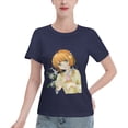 thumbnail image 1 of Women's Basic Short Sleeve T-Shirt Cardinal Girl Sakura, 1 of 6