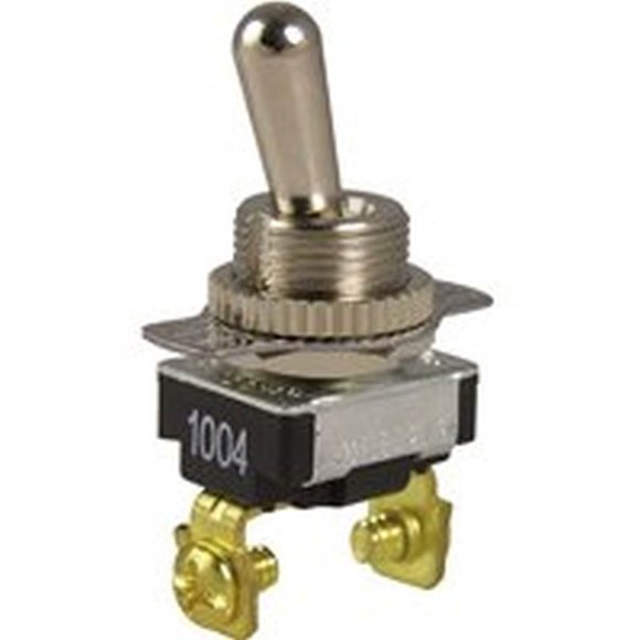 Gardner Bender GSW Medium Duty Toggle Switch, 120/240 VAC, 6/3 A, 1 P