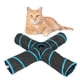thumbnail image 1 of Túnel de Juego ANGGREK para Mascotas Diseño Hueco Tubo para Gatos de 4 Vías Poliéster con Bolsa de Almacenamiento, 1 of 8