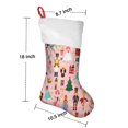 thumbnail image 5 of Christmas Stockings,Pink Christmas Nutcracker Pattern Stockings Christmas,14.8'' Xmas Stockings,Christmas Party Favors,Christmas Party Decorations,Christmas Stockings Personalized, 5 of 5