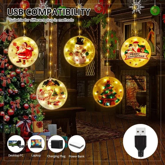 QUEST- Creative Led String Lights For Christmas - Holiday Hanging Room Decor