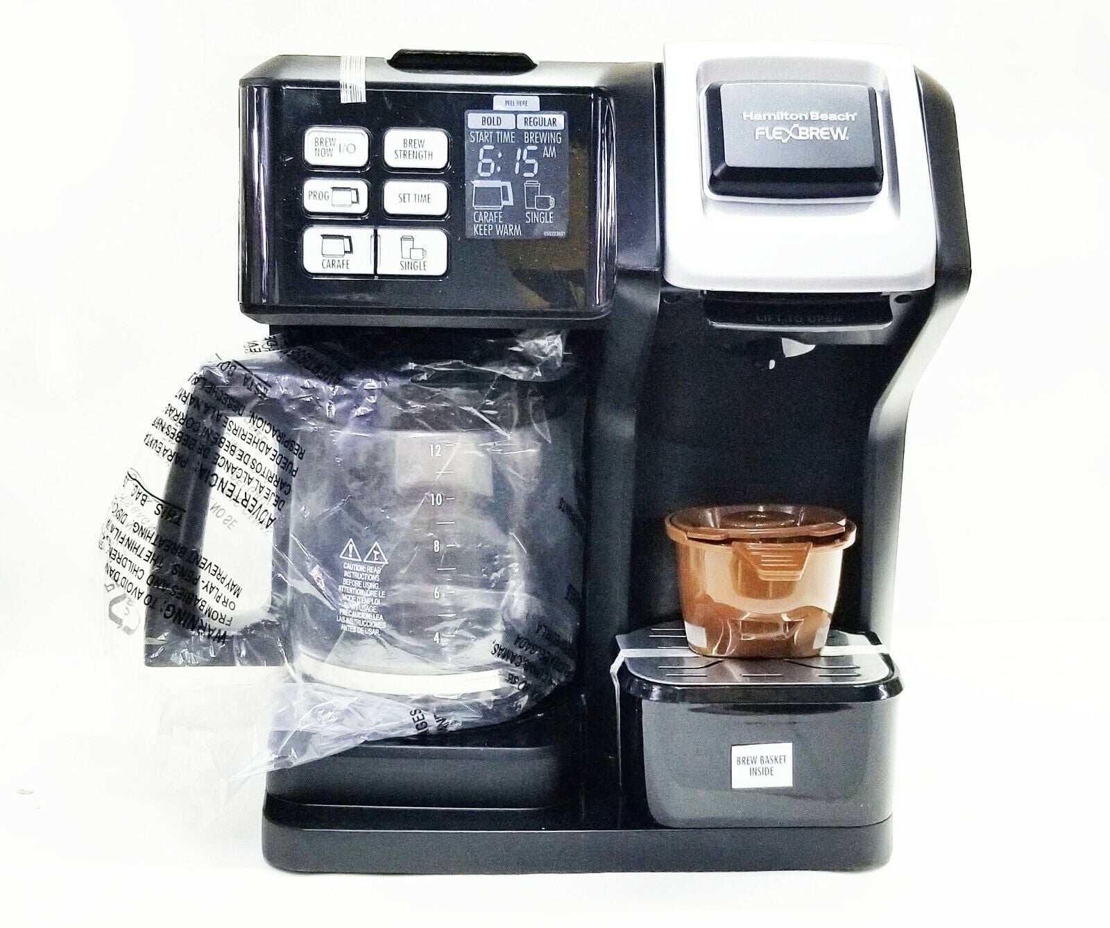 Hamilton Beach FlexBrew 2Way Brewer Coffee Maker 12 cups