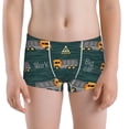 thumbnail image 5 of Yiaed Big Machine Print Boys' Boxer Briefs Cotton Casual Stretch Comfort Boys Boxers - Kids Boxer Briefs Underwear for Boys (6-18)-X-Small, 5 of 5