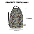 thumbnail image 6 of Goofa Bright Insects Pattern Car Back Seat Protector for Kids (2 Pack) ,Anti-kick Storage Mat for Car Seats,Shields from Footprints, 6 of 6