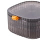 thumbnail image 3 of Caja de almacenamiento de joyas, soporte apilable para pendientes, reloj y vitrina para mujer Marrón, 3 of 3