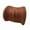 Coffee, variant on Car Lumbar Support Cushion, Memory Foam Lumbar Pillow, Ergonomic Backrest Cushion for Driving Comfort and Pain Relief, Breathable Removable Cover, Portable Curved Design