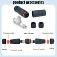thumbnail image 4 of YongCo Easy installs CAT6 Shielded RJ45 Ethernet Coupler IP68 Waterproof M23 Connector For Harsh Environment, 4 of 10