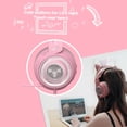 thumbnail image 4 of SOMIC G951 Pink Virtual 7.1 Channel Auriculares para juegos Oreja de gato, 4 of 8