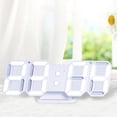thumbnail image 4 of qimpservices Despertador con USB Temperatura para la habitación del hogar, Regalos Blanco Macarena despertador, 4 of 8