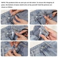 thumbnail image 6 of XAOFW Girls Back To School Denim Pants Casual Mid Rise Straight Leg Jeans Stretchy Floral Print Trousers For Kids Stylish Bottom 9-10 Years, 6 of 6
