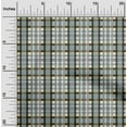 thumbnail image 1 of oneOone Cotton Flex Light Yellow Fabric Madras Check Craft Projects Decor Fabric Printed By The Yard 40 Inch Wide, 1 of 4