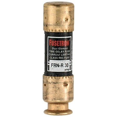 Bussmann Fusetron FRN-R Heavy Duty Cartridge Current Limiting Low Voltage Time Delay Fuse, 30 A
