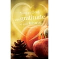 thumbnail image 1 of Gratitude Thanksgiving Bulletin (Pkg of 50), 1 of 1