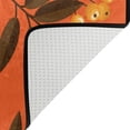 thumbnail image 5 of Dreamtimes Halloween Pumpkin Area Rug 72x48in Autumn Leaves Berries Non-Slip Floor Carpet Comfort Floor Mats Decor for Indoor Living Dining Room and Bedroom Area, 5 of 7