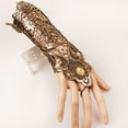 thumbnail image 2 of JZROCKER Beautiful Finger Ring Gothic Steampunk Lace Cuff Fingerless Glove for Engagement, 2 of 11