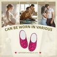 thumbnail image 7 of Daiia Breast Cancer Awareness6 Print Women’s Fuzzy Slippers Memory Foam Lightweight House Shoes Cozy Loafer Flannel House Shoes-40/41, 7 of 7