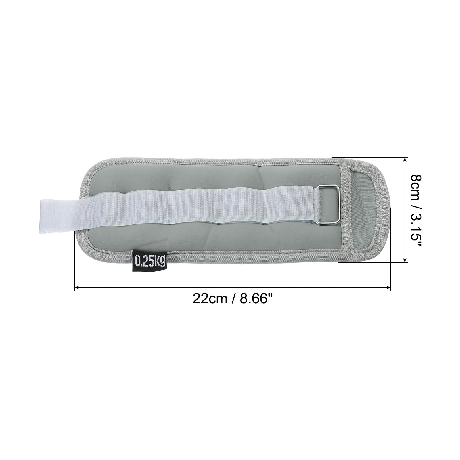 Unique Bargains Poids de Cheville, Ensemble de Poids de Poignet Ajustables 1lb pour Femmes Hommes Aérobic Gym Yoga Marche Course, Gris Unique Bargains Poids de Cheville, Ensemble de Poids de Poignet Ajustables 1lb pour Femmes Hommes Aérobic Gym Yoga Marche Course, Gris