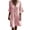 Pink, variant on Women's 2026 Cotton Linen Short Jumpsuit Short Sleeve Button Down Beach Vacation Outfit With Pockets By Yigetop Pink L
