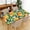 Citrus Bloom, variant on ARTSLION Waterproof Fitted Rectangle Tablecloth With Elastic Edge, Wipeable Table Cover For Rectangle Tables, Perfect For Outdoor Picnic & Camping,24x48in,Pineapple Harvest