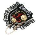 thumbnail image 1 of Alfileres de Broche Fernando Insignia de tela británica Retro Rojo, 1 of 7