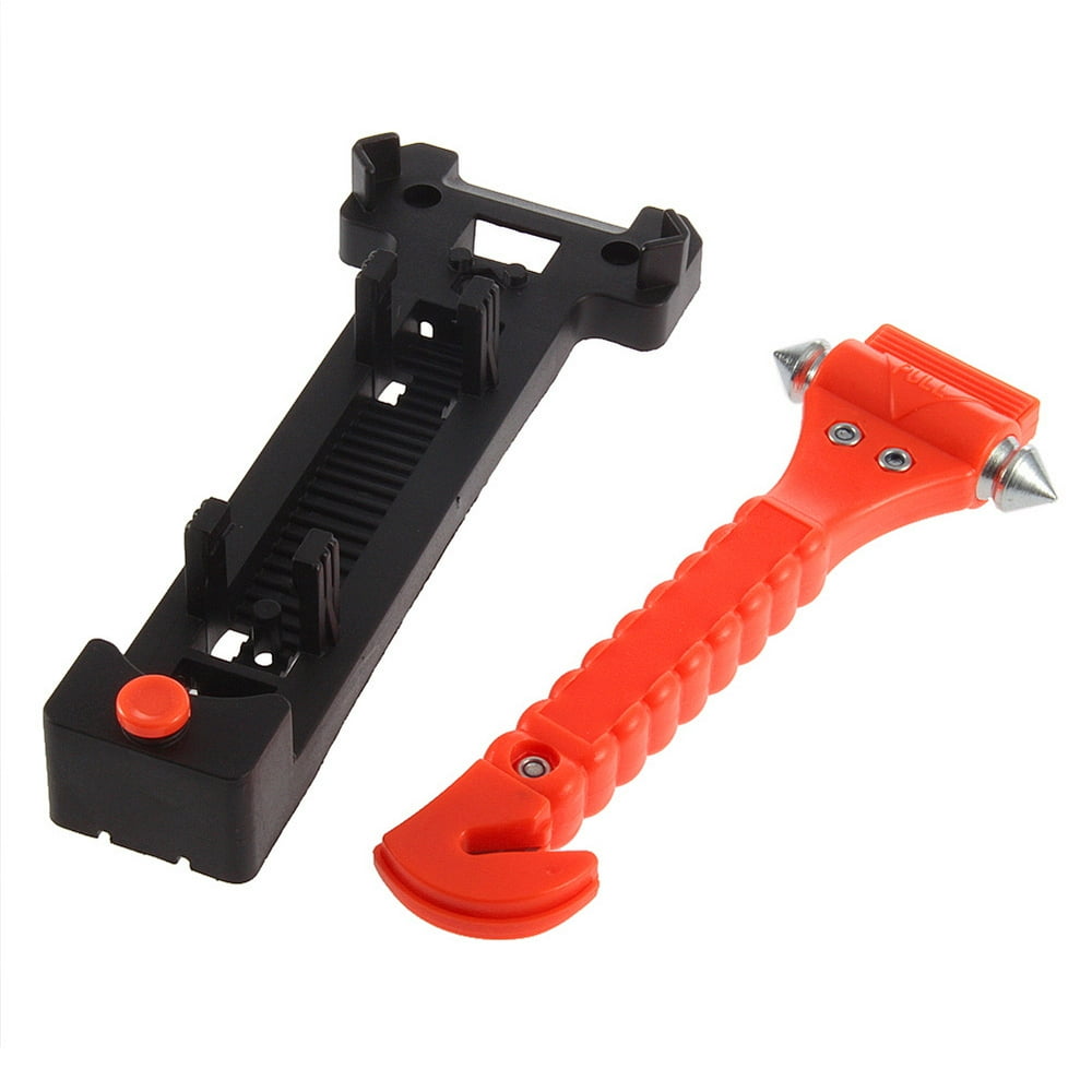Mighty Emergency Car Hammer with Seatbelt Cutter & Window Breaker