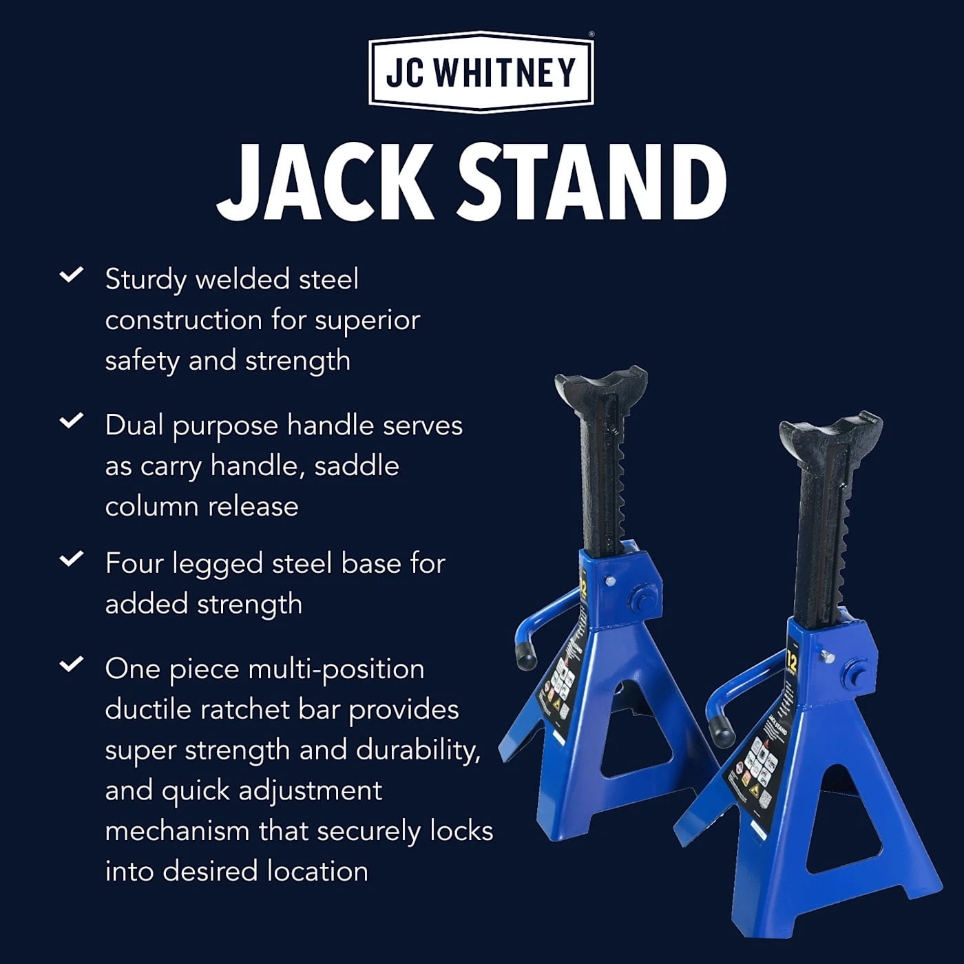 Set of 2 Jack Stands  Tools Pair